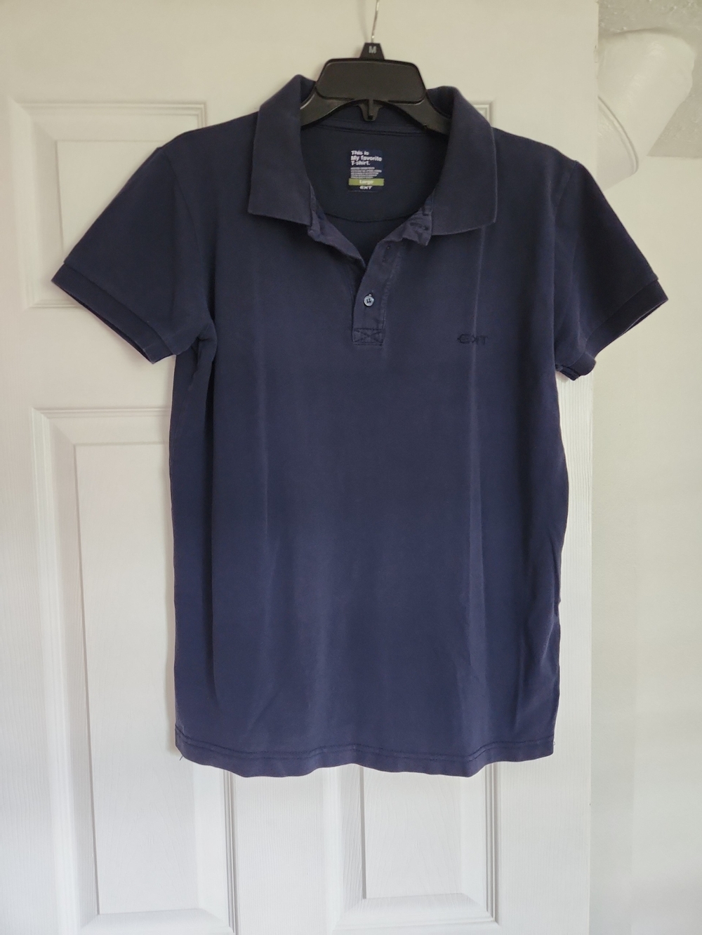 Exit Men's Navy Polo Shirt